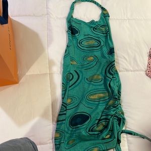 Green dress size xs